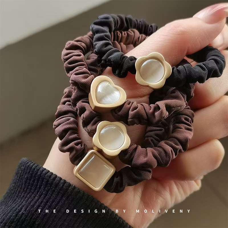 运动风格蝴蝶结发带 头绳三角巾一体设计 头饰发饰饰品 多功能时尚发带头绳