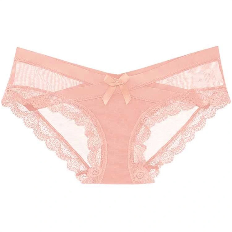 New Underwear Triangle Underwear Cotton Underwear Female Cotton Underwear Thong Boxers Lace Foreign Trade Wholesale details Picture