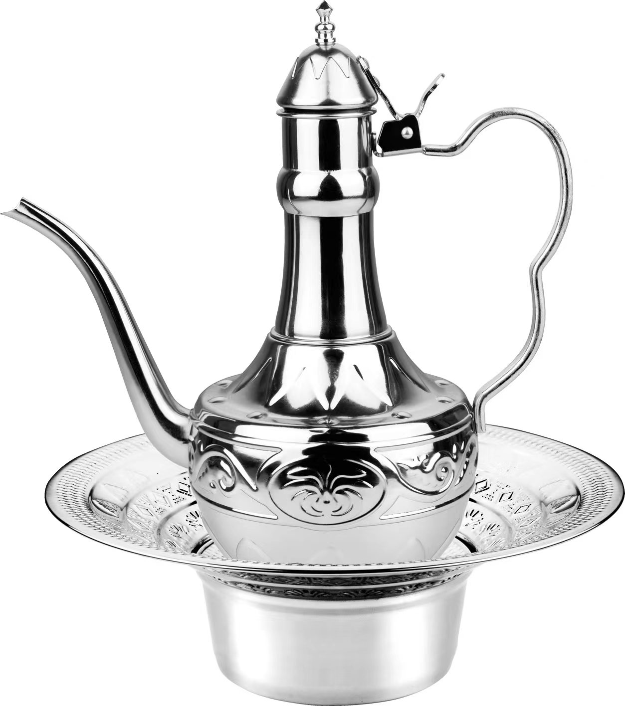 Fortune Stainless Steel Wash Basin Set With Kettle Item Picture