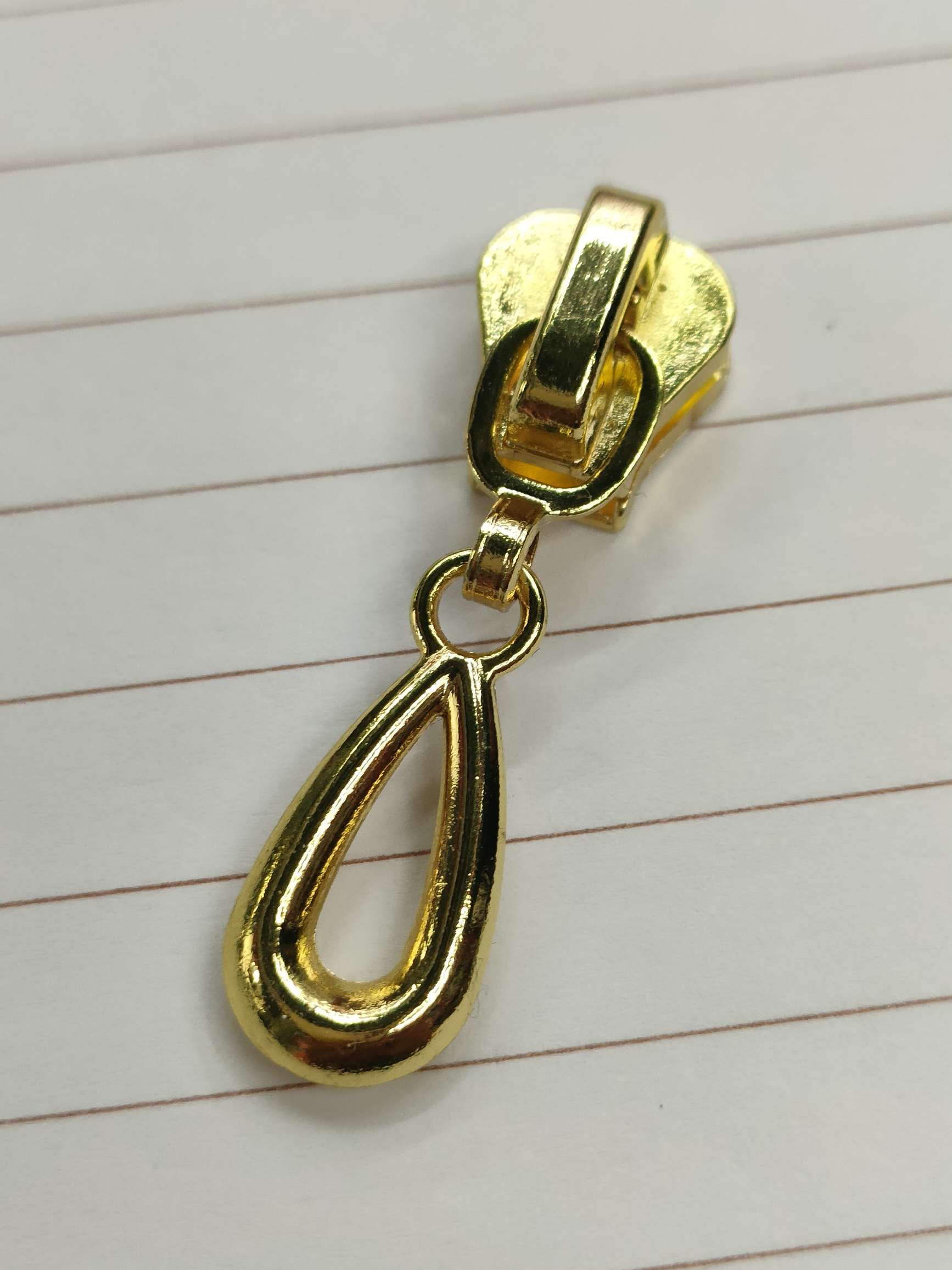 金属井字片浅金封釉5号金属井字片浅白底实物图