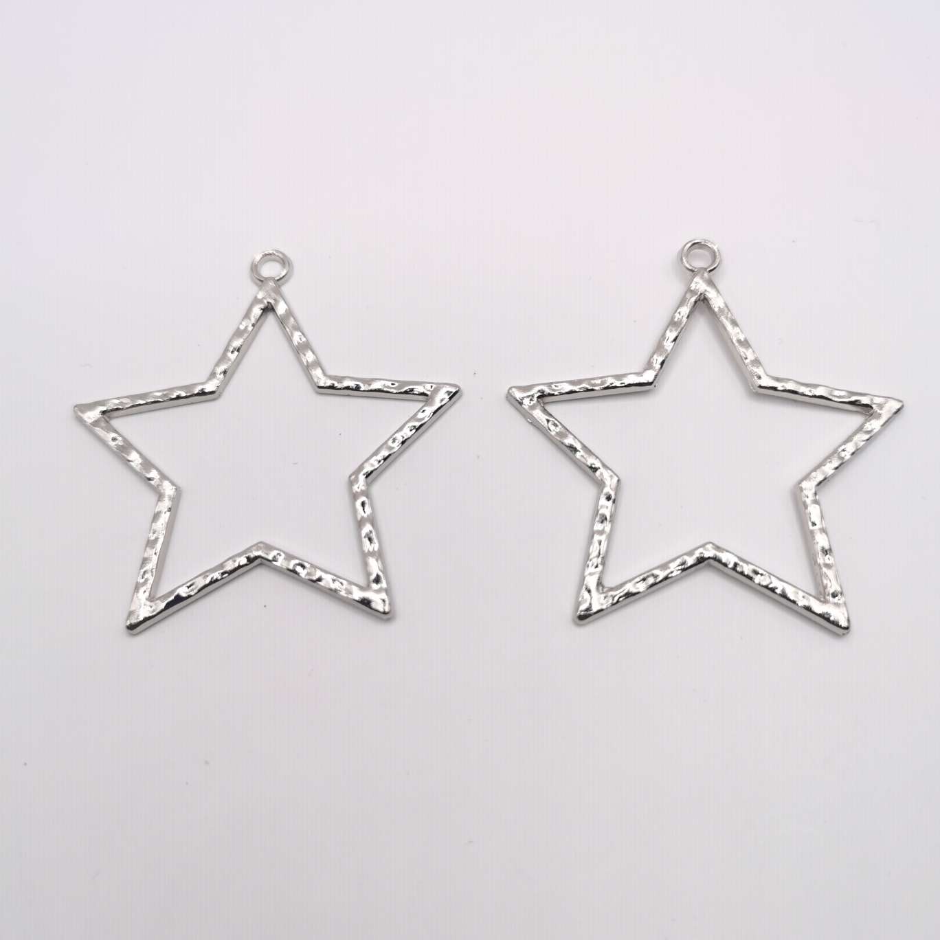 合金挂五角星镂空五角形配件饰品挂件11