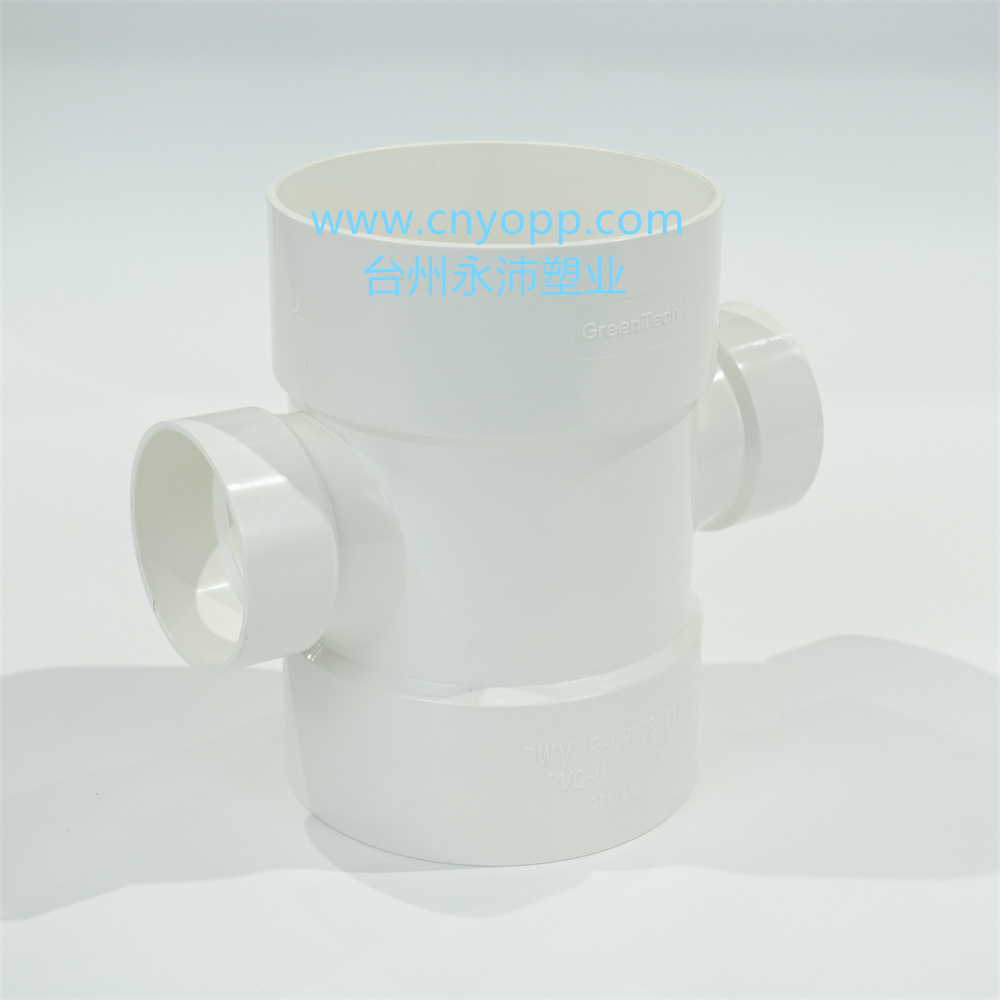 DWV PVC American Standard drainage reduced four way thumbnail