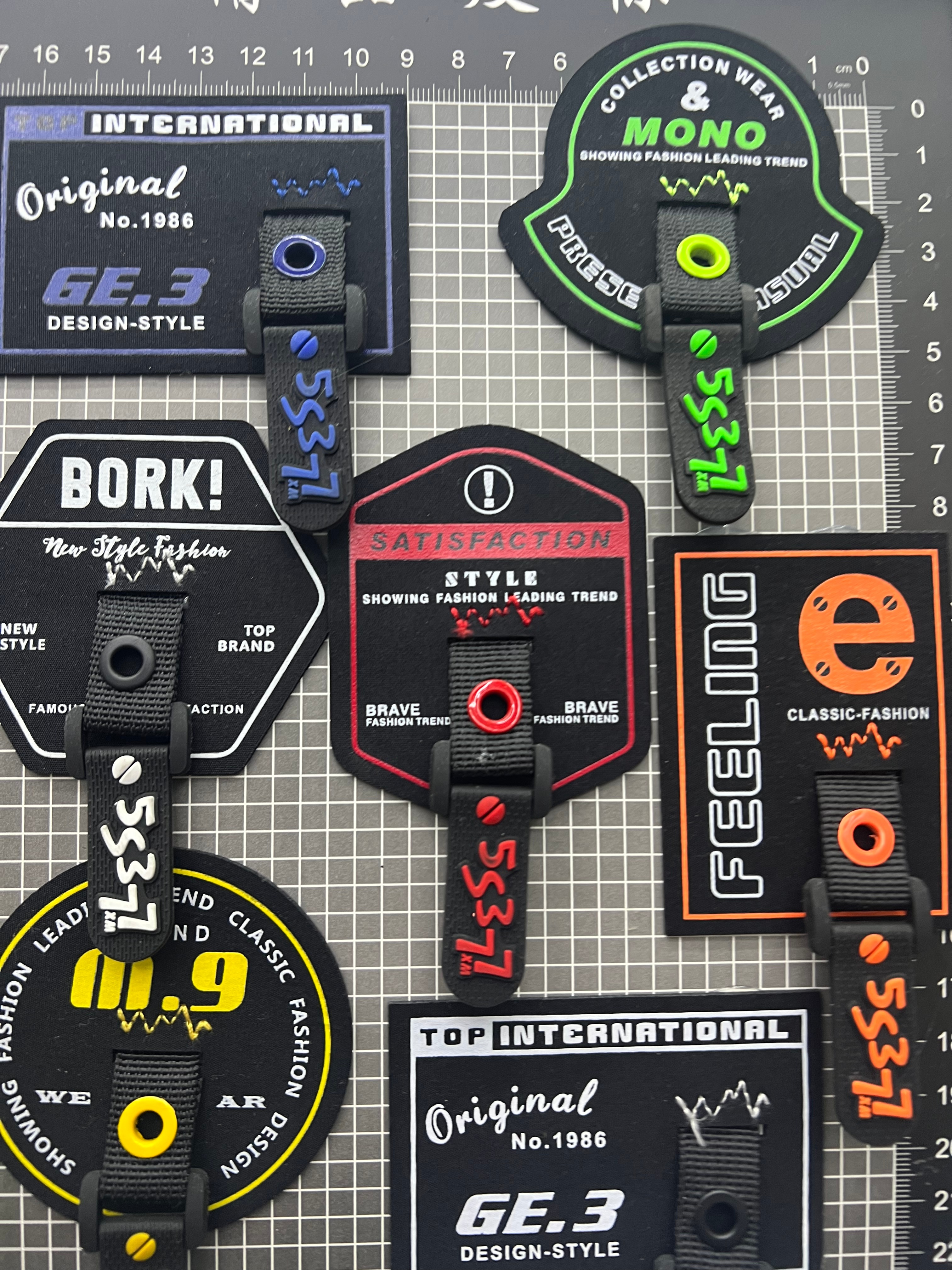 Drop Plastic Children Backpack Silicone Pendant Drop Plastic Combination Standard Pvc Laser Mark details Picture