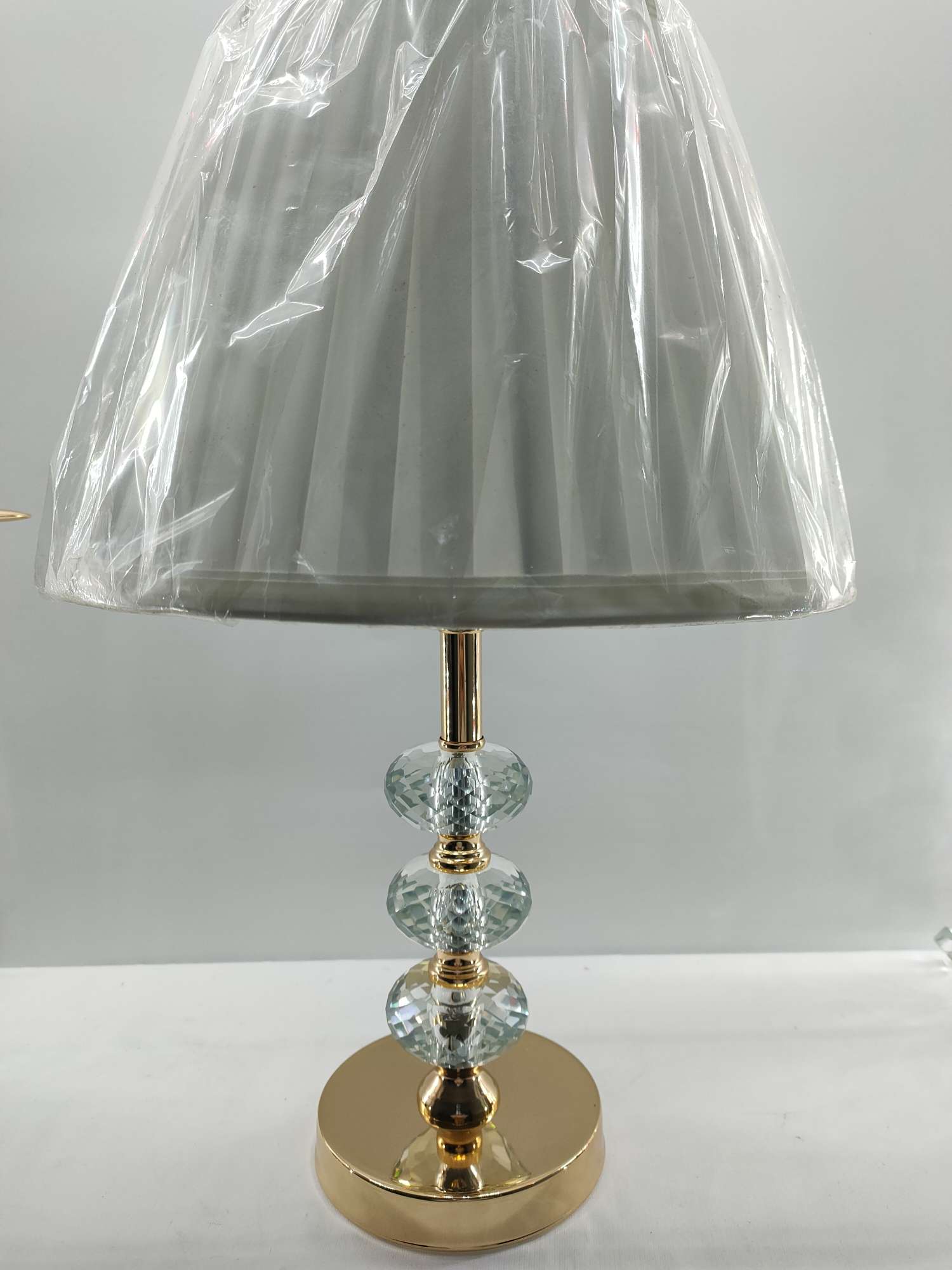 Crystal table lamp + fabric lampshade Application Scenario