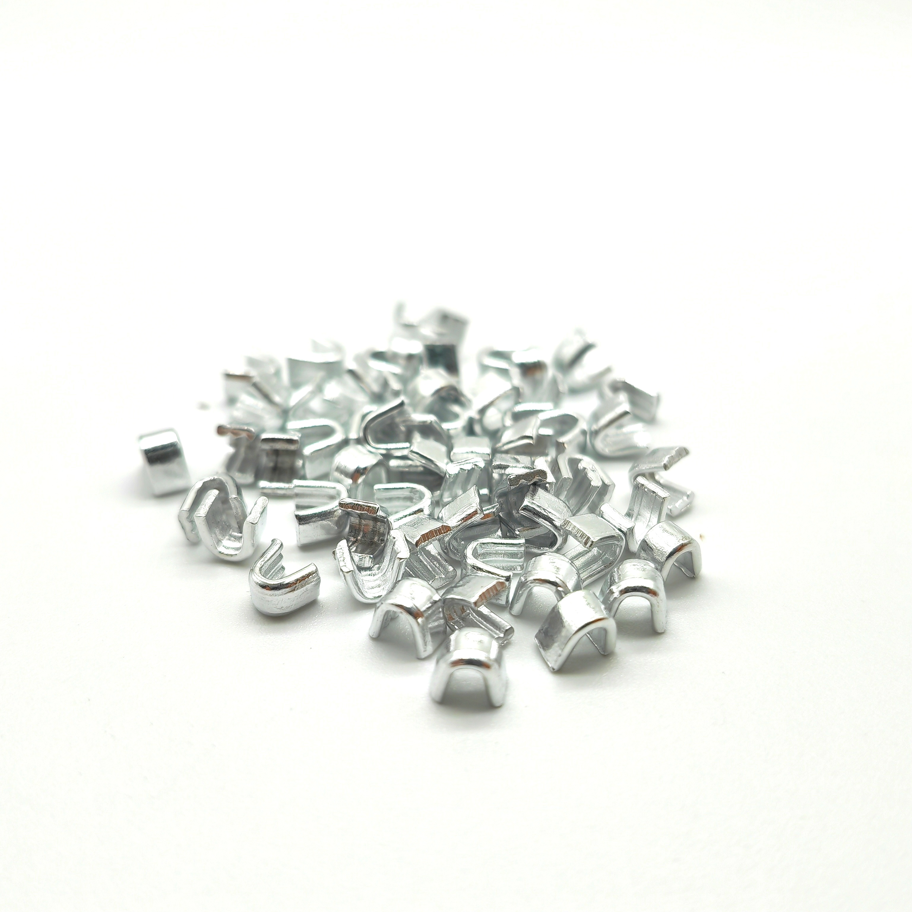 3#5#8# Zipper Front And Back Code Aluminum U-Shaped Front Code Metal Zipper Zipper Accessories