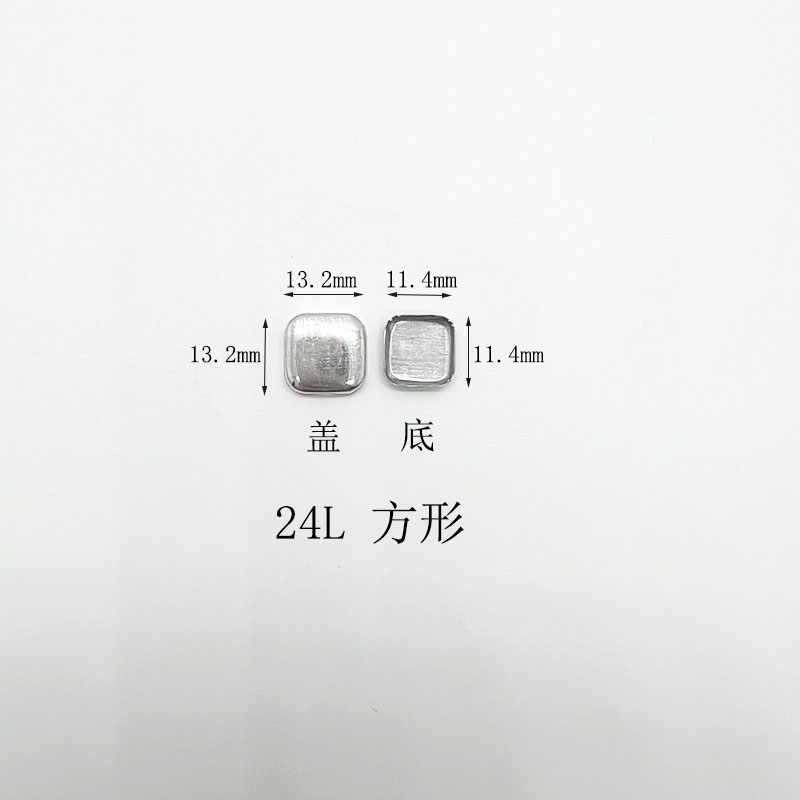 发饰桃心爱心五角星方形异形包布扣胚详情2