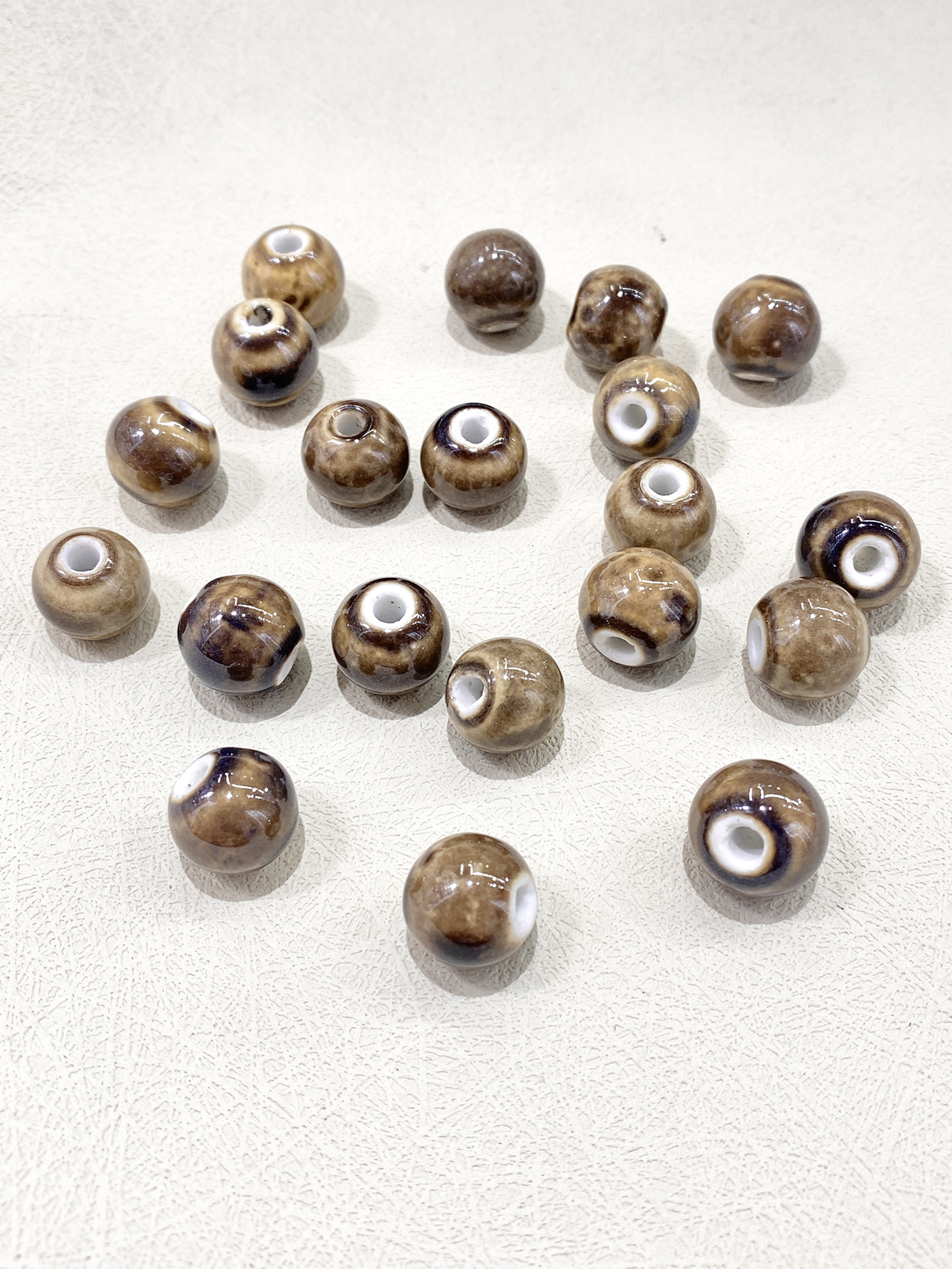 Small Ceramic Turtle Hand-Painted Loose Beads