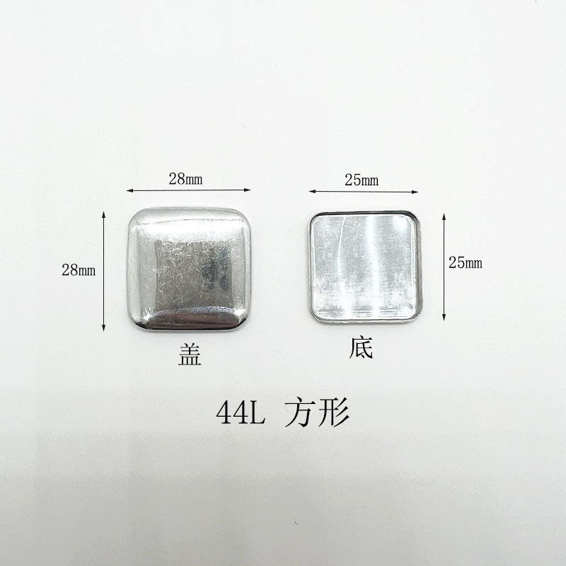 发饰桃心爱心五角星方形异形包布扣胚详情7