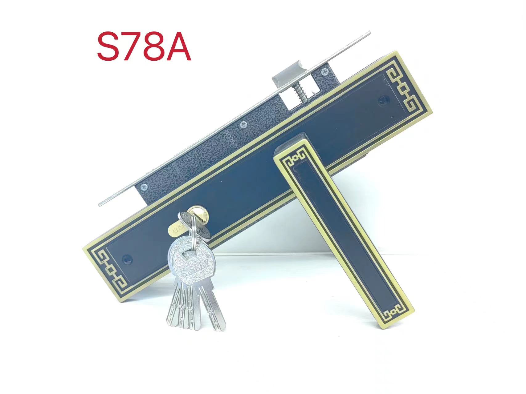 Handle Lock Household Safety Solid Wooden Door Handle Lock Indoor Wooden Door Lock Manufacturers Wholesale