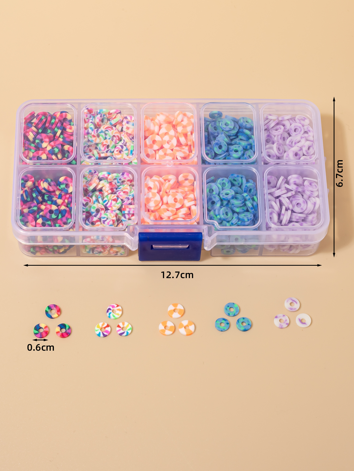 跨境新品15/跨境软陶珠水/1串约350细节图