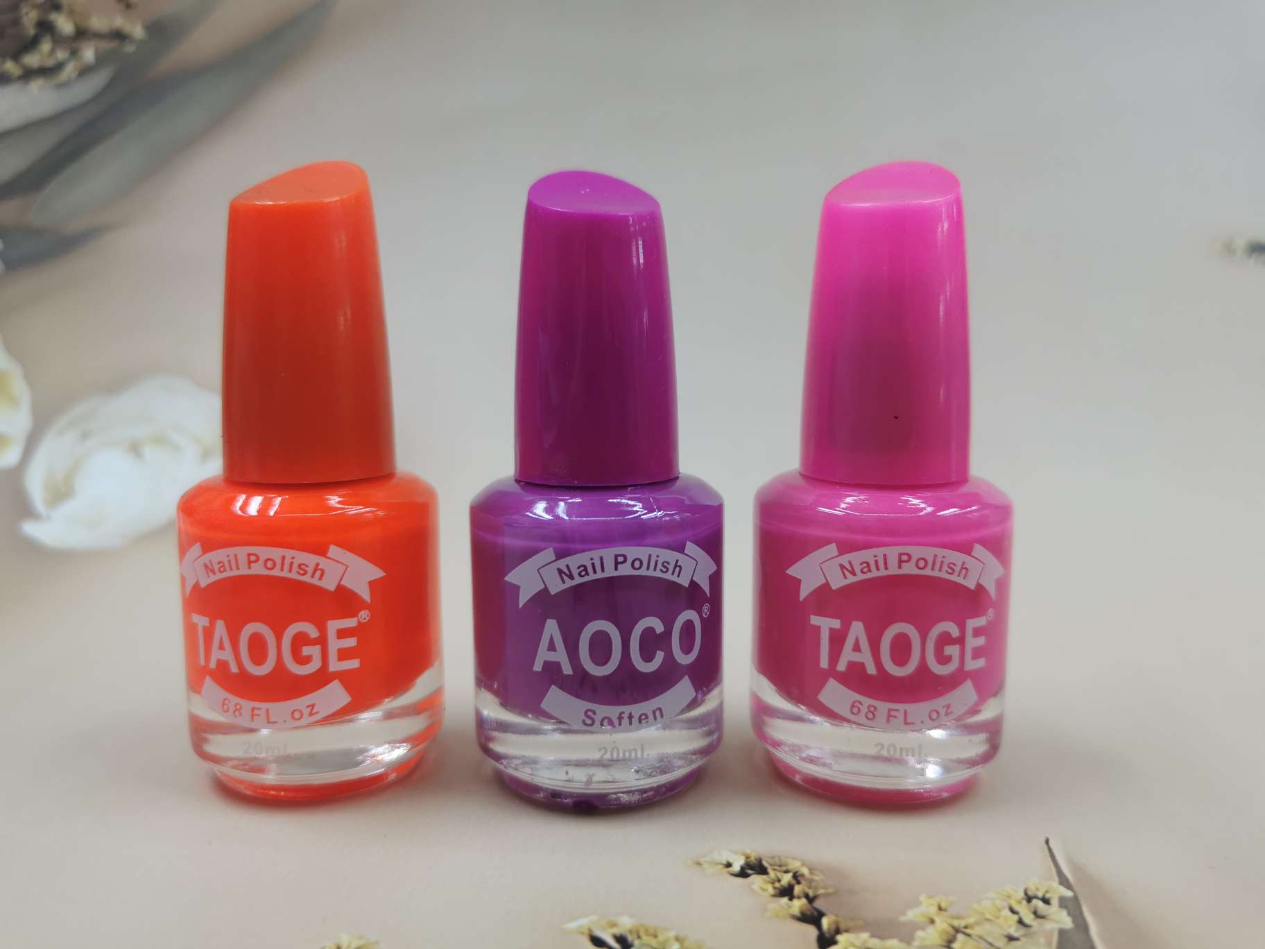 Colored Candy Cover Oil-Based Nail Polish With Foreign Trade Nail Polish Glue