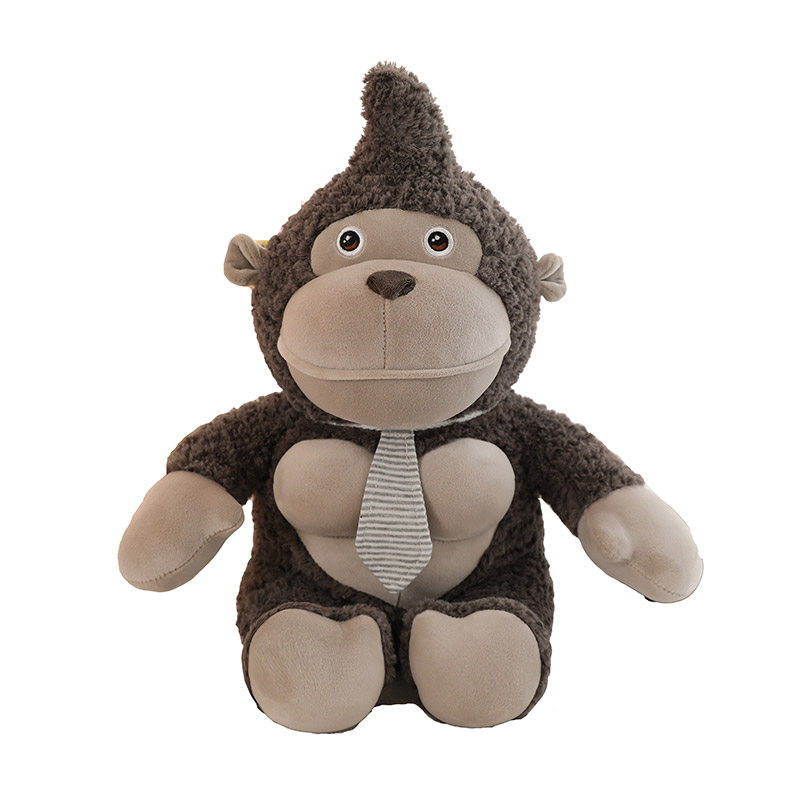 2023 New Gorilla Doll Plush Toy Cute Male And Female Bedroom Birthday Gift Plush Toy 40M Item Picture