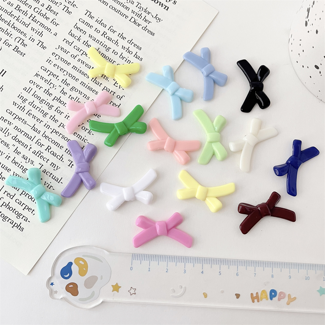 Candy color series, butterfly solid color, coloring, diy handmade hair accessories, phone cases, patch materials, jewelry accessories, beads pic 6