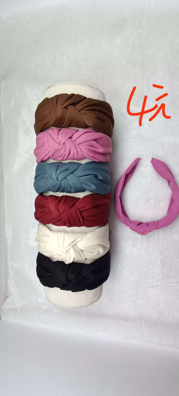 Diagonal Fabric Knotted Head Buckle