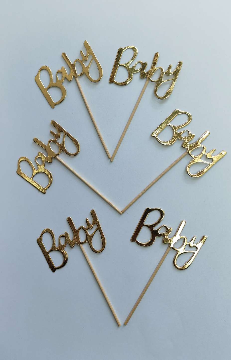 Mirror Paper Baby Toothpick Series