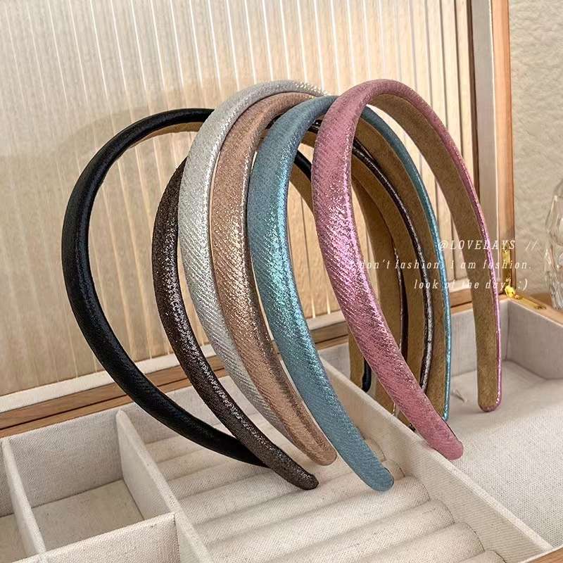 针织发箍女新款复古高颅顶宽边发卡洗脸束发头箍百搭气质发饰饰品详情2