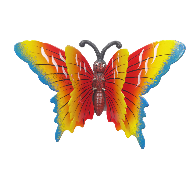 3D Stereoscopic Color Plastic 3+4 Double Layer Butterfly Refrigerator Sticker Creative Home Background Decoration Arts And Crafts Decorations Specification drawing