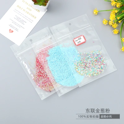 Nail Glitter Candy Paper Shards Colorful Magic Broken Glass Sticker Candy Jewelry Paper White Diamond Lens Gold Glitter