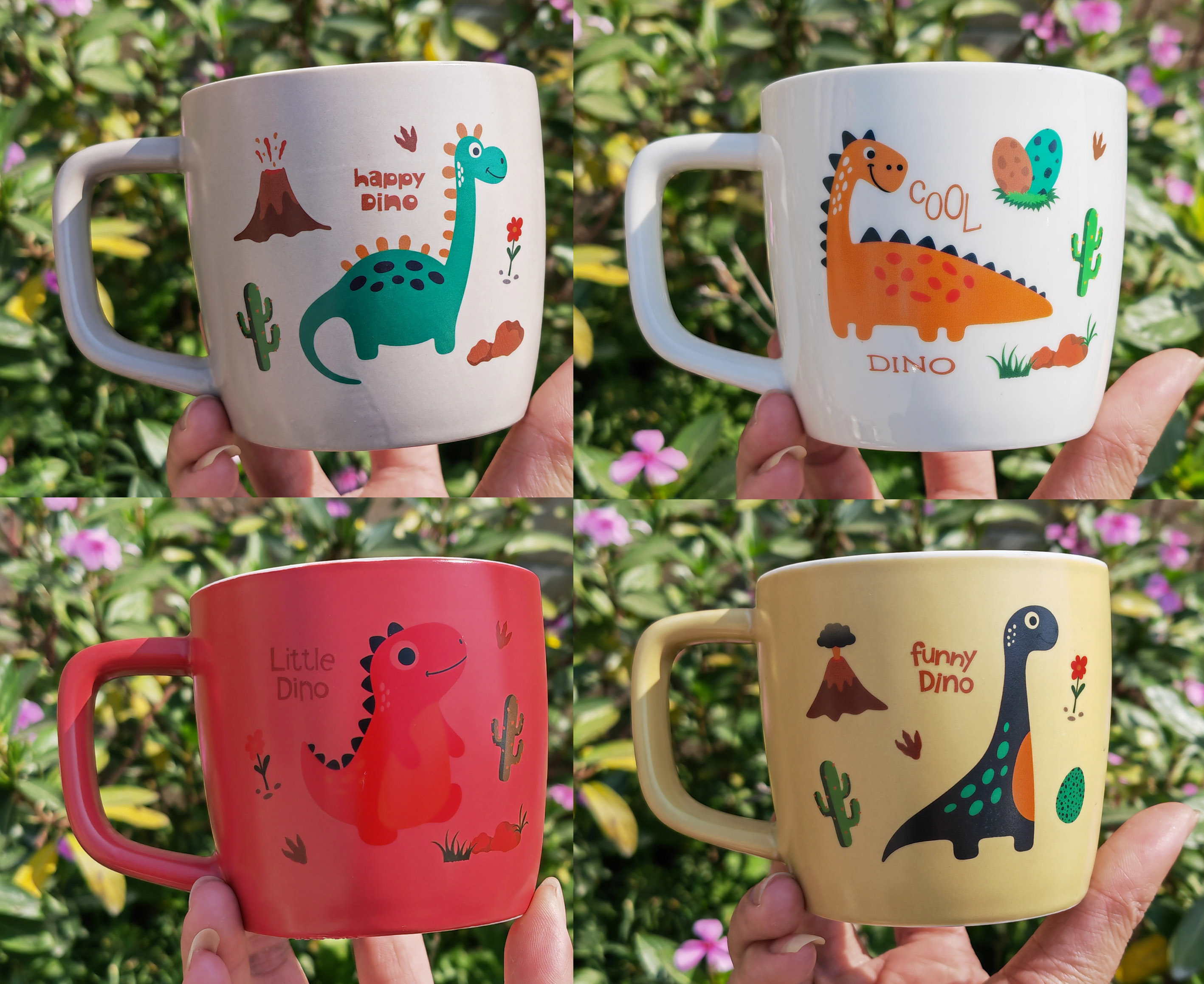 Office Water High Appearance Horizontal Wind Ceramic Mug Cartoon Pattern Ceramic Cup Home Milk Cup Water Cup Student Cup Gift Cup With Gift Cup details Picture