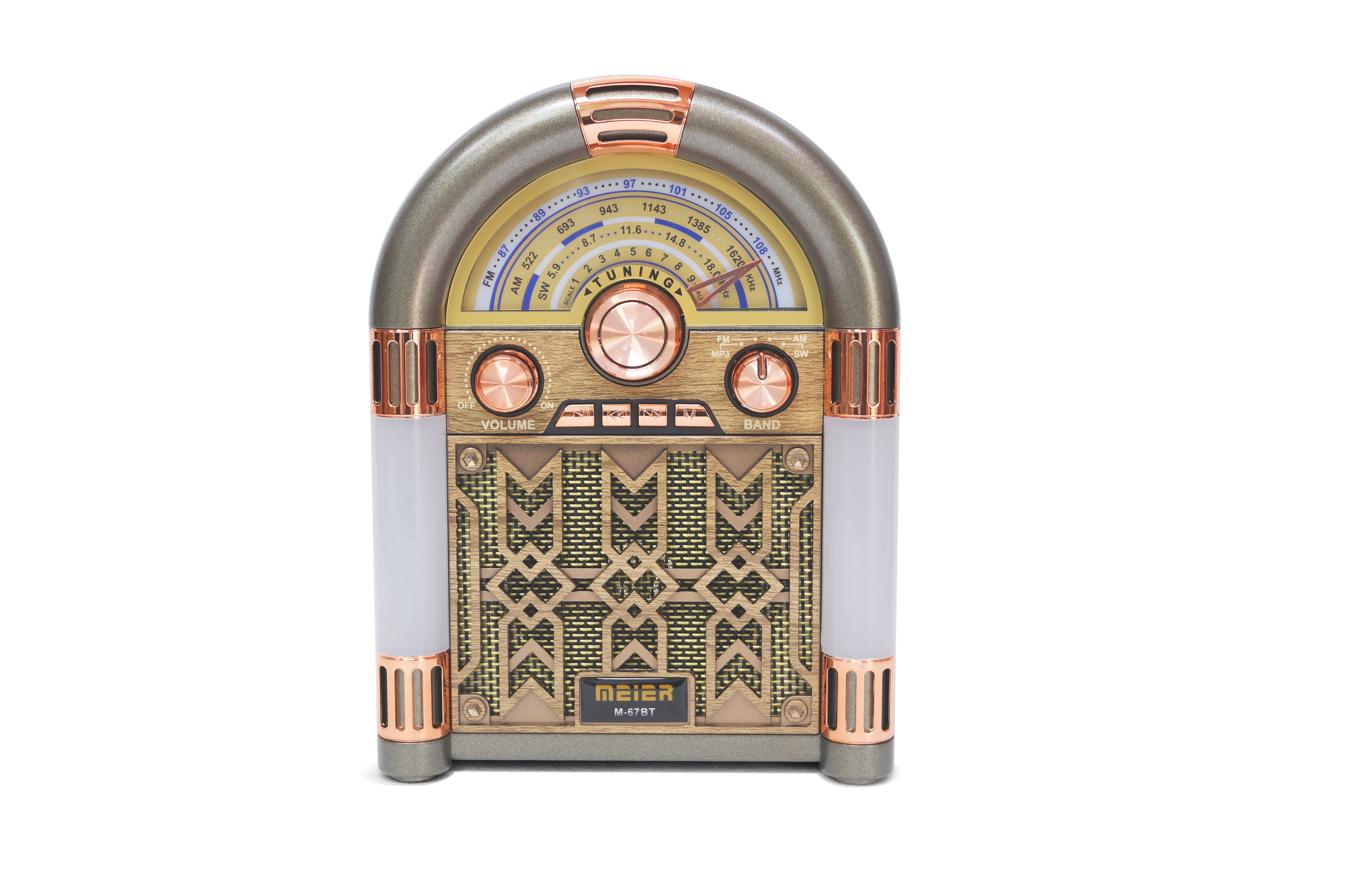 Multi-Function Rechargeable Retro Radio, Beautiful Shape, Exported Overseas