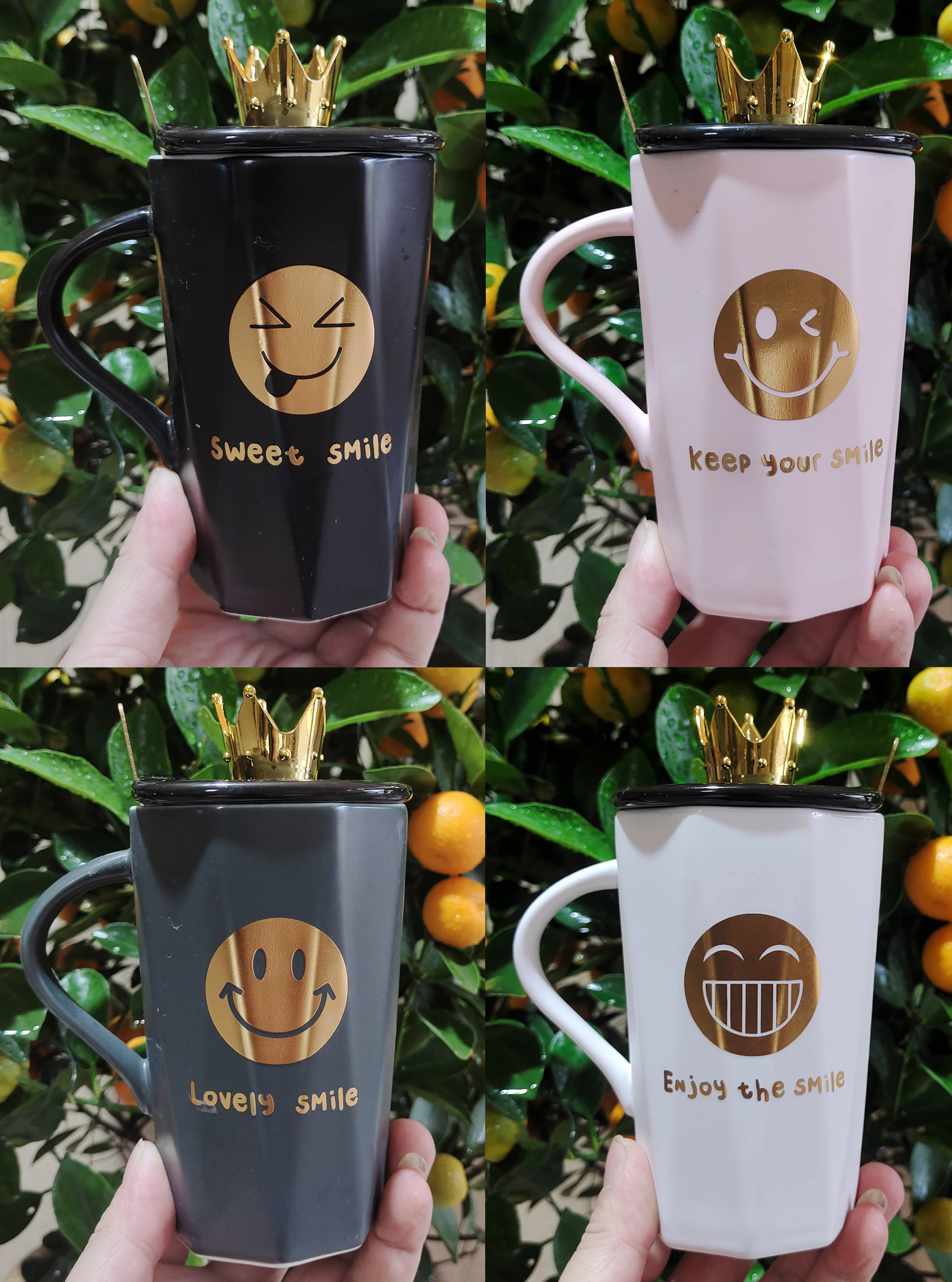 Office Water High Appearance Horizontal Wind Ceramic Mug Cartoon Pattern Ceramic Cup Home Milk Cup Water Cup Student Cup Gift Cup With Gift Cup Lid Spoon Application Scenario