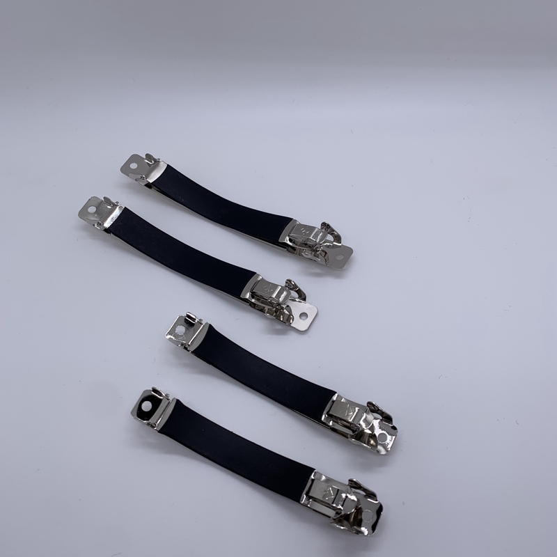 8-10cm leather Korean-style hair clip diy bow hair accessory semi-finished hair clip details Picture