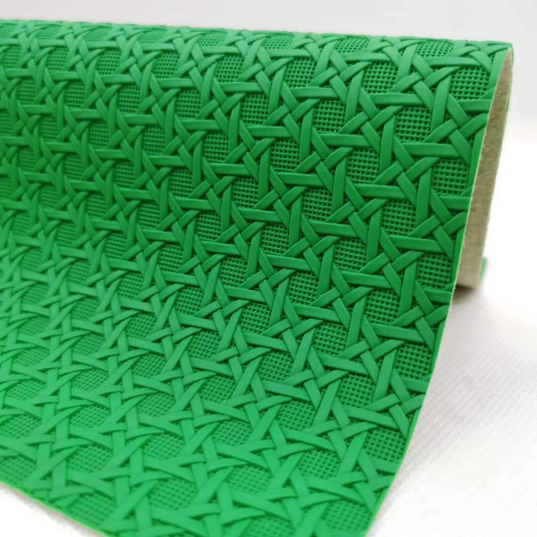 PVC artificial leather, semi-PU luggage leather, shoe material leather, sofa leather 07 details Picture
