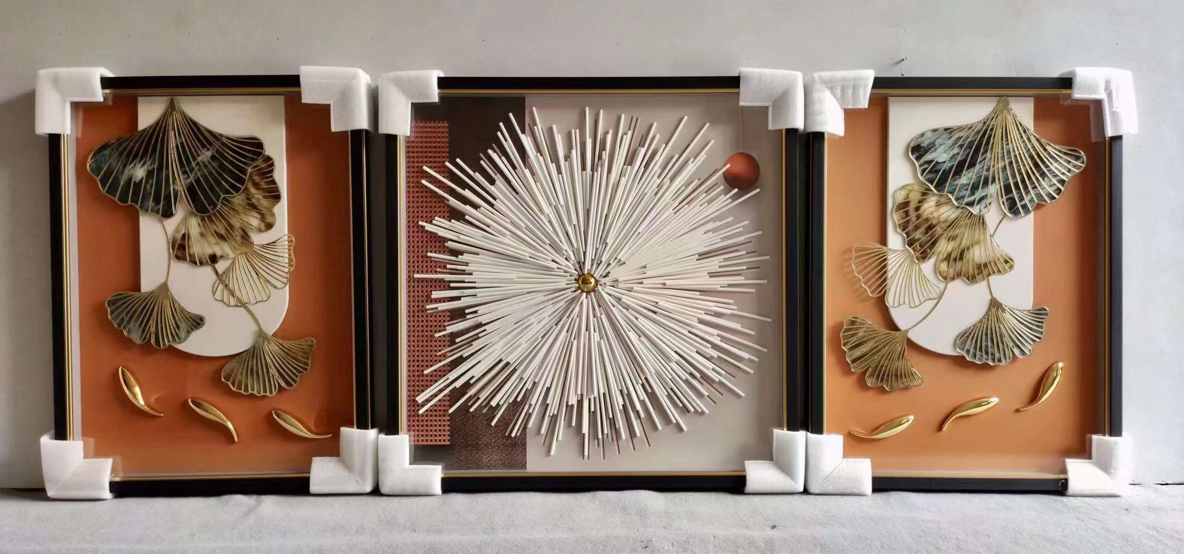Entrance Porch Wall Decoration Pendant Light Luxury Three-Dimensional Aisle Wall Decoration Creative Living Room Sofa Background Wall Decoration Specification drawing