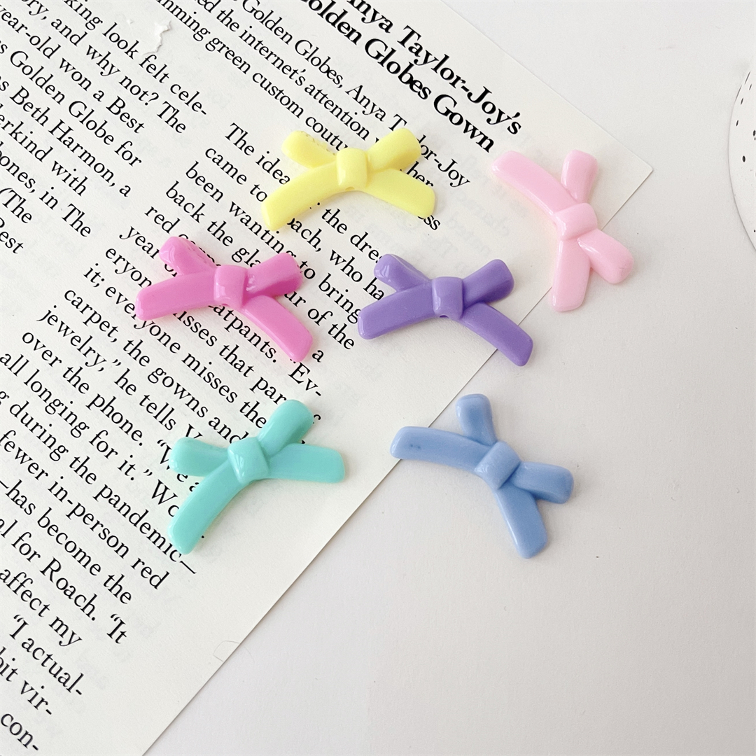 Candy color series, butterfly solid color, coloring, diy handmade hair accessories, phone cases, patch materials, jewelry accessories, beads pic 3