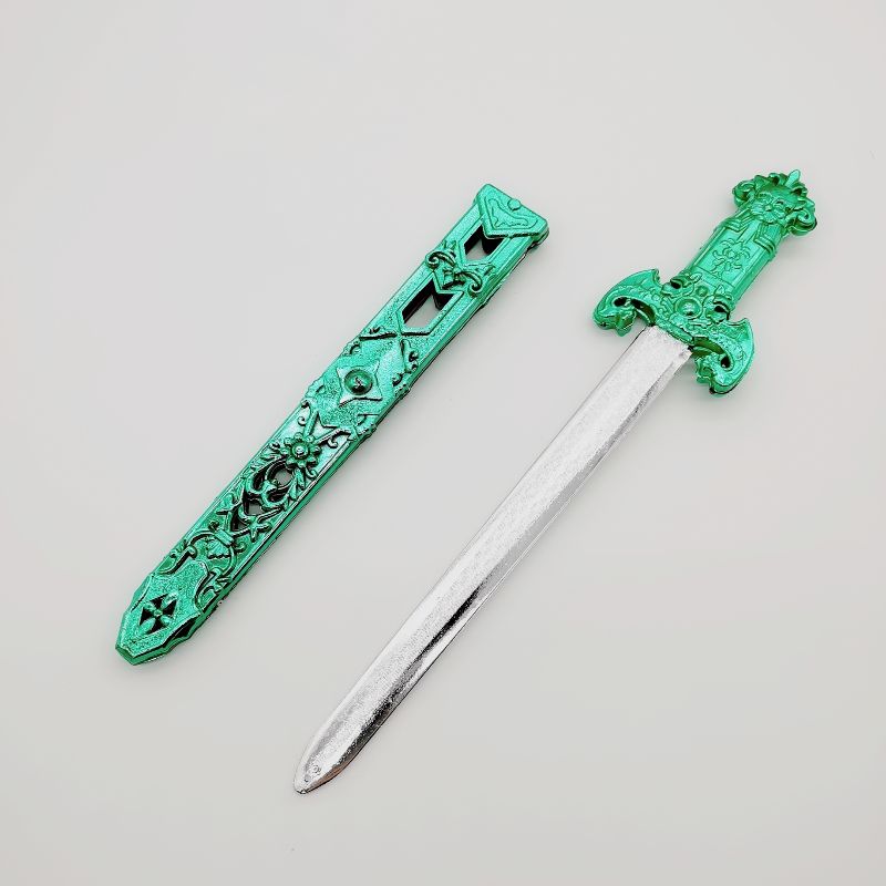 厂家直销儿童玩具海盗系列出口外贸塑料仿真玩具兵器地摊经济夜市玩具多色507小剑详情3