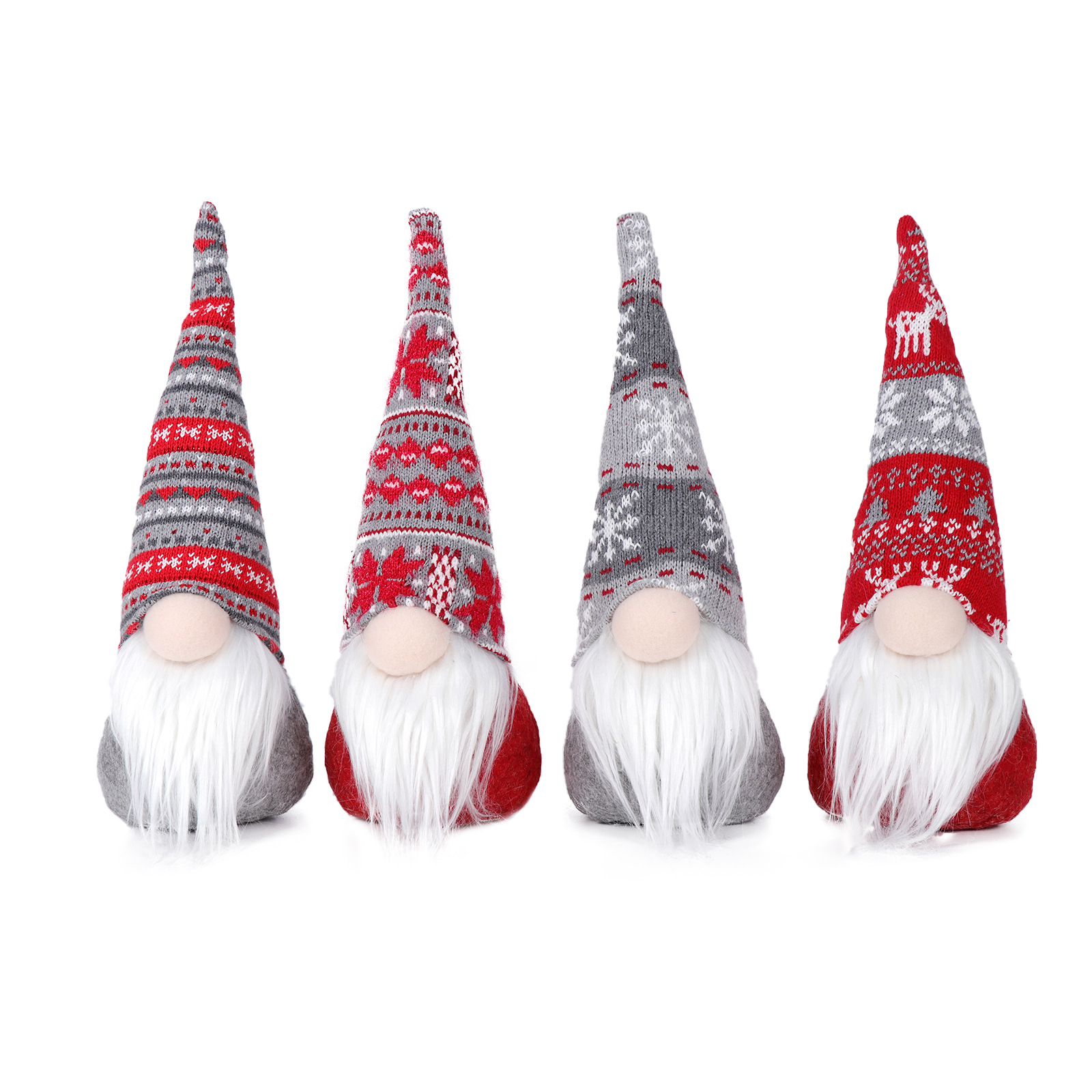 Christmas Decorations Rudolph Figure Christmas Decoration Dwarf Faceless Doll Santa Claus Doll Wholesale Item Picture