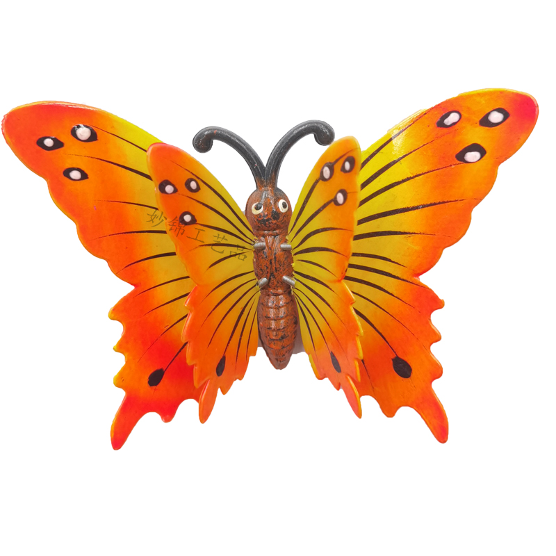 3D Stereoscopic Color Plastic 3+4 Double Layer Butterfly Refrigerator Sticker Creative Home Background Decoration Arts And Crafts Decorations Item Picture