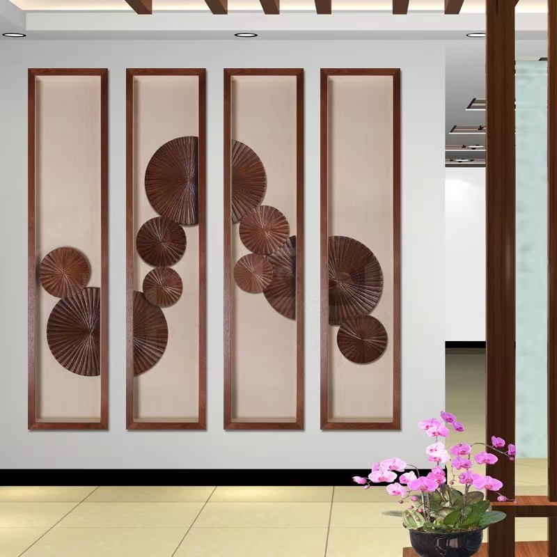 Creative sofa background wall design