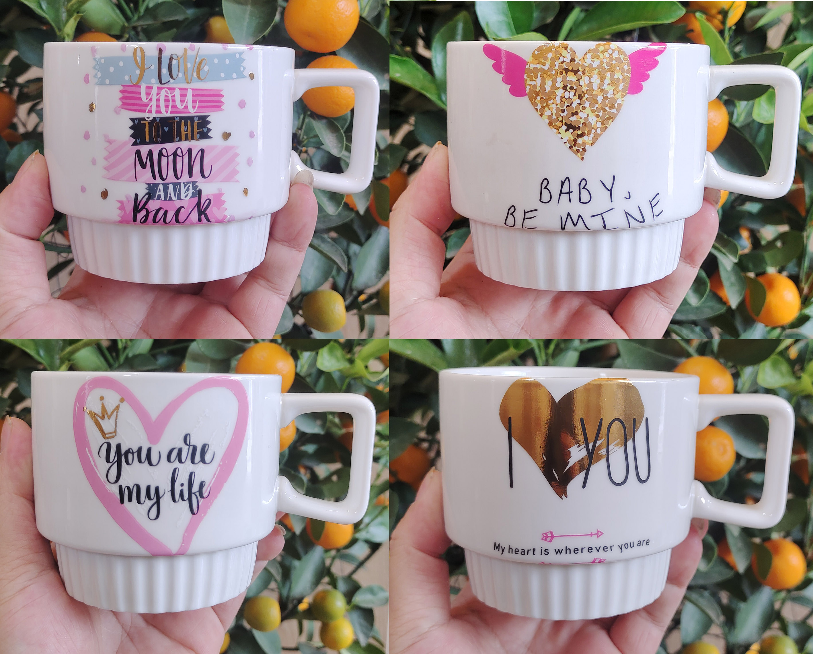 Office Water High Appearance Horizontal Wind Ceramic Mug Cartoon Pattern Ceramic Cup Home Milk Cup Water Cup Student Cup Gift Cup With Gift Cup Specification drawing