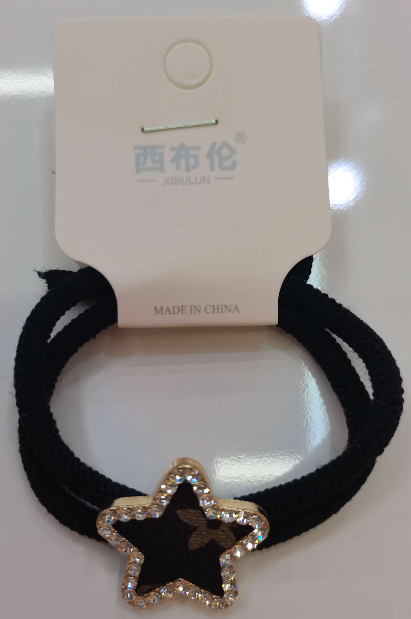 [Zebulon Jewelry] Rubber Band Adult Boutique Nylon Alloy Accessories A Grade Tip Bottom Rhindiamond-Paste Network Explosion Thick Rope Rubber Band High-Grade Atmosphere Women Gay Girls First Choice Specification drawing