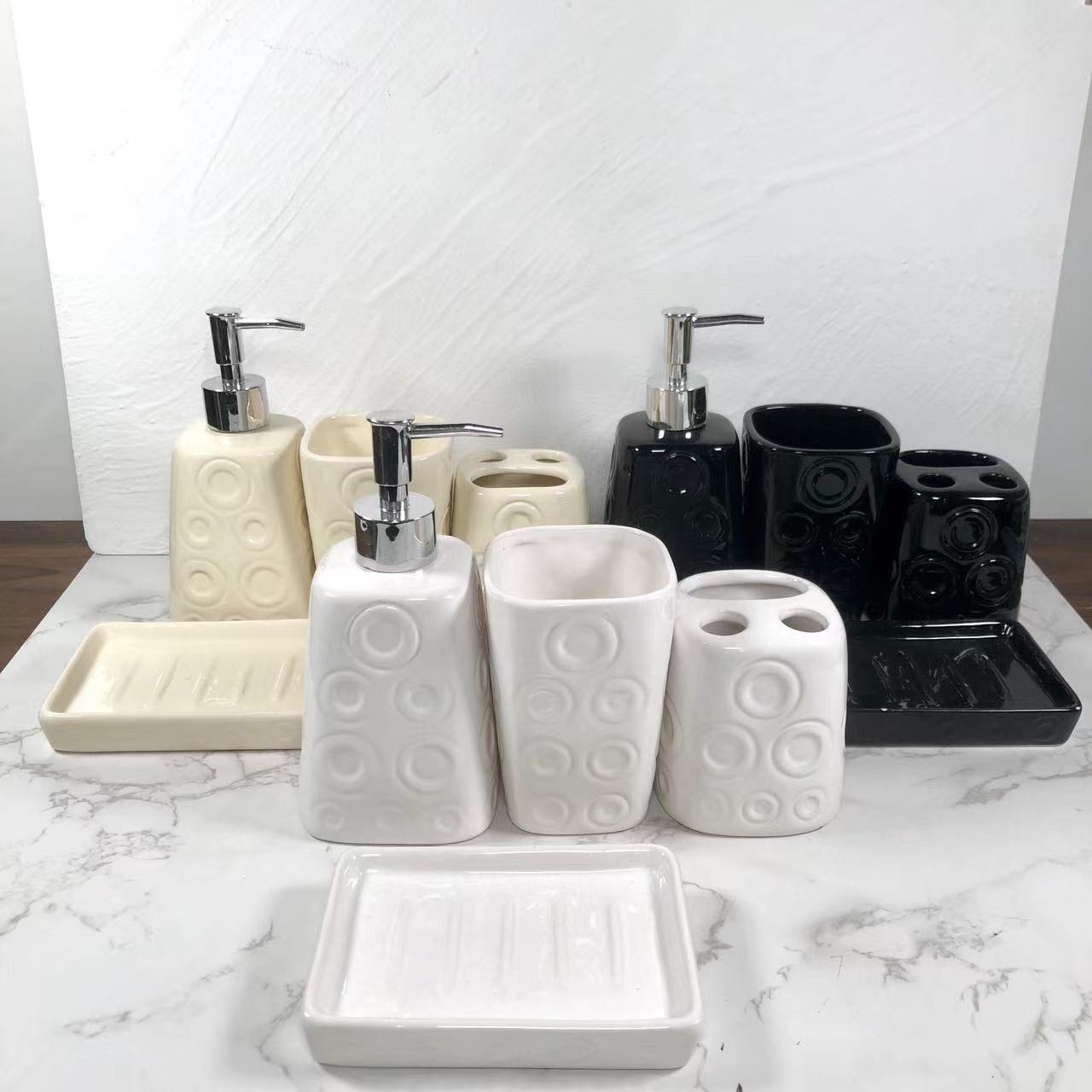 Ceramic Bathroom Four-Piece Set