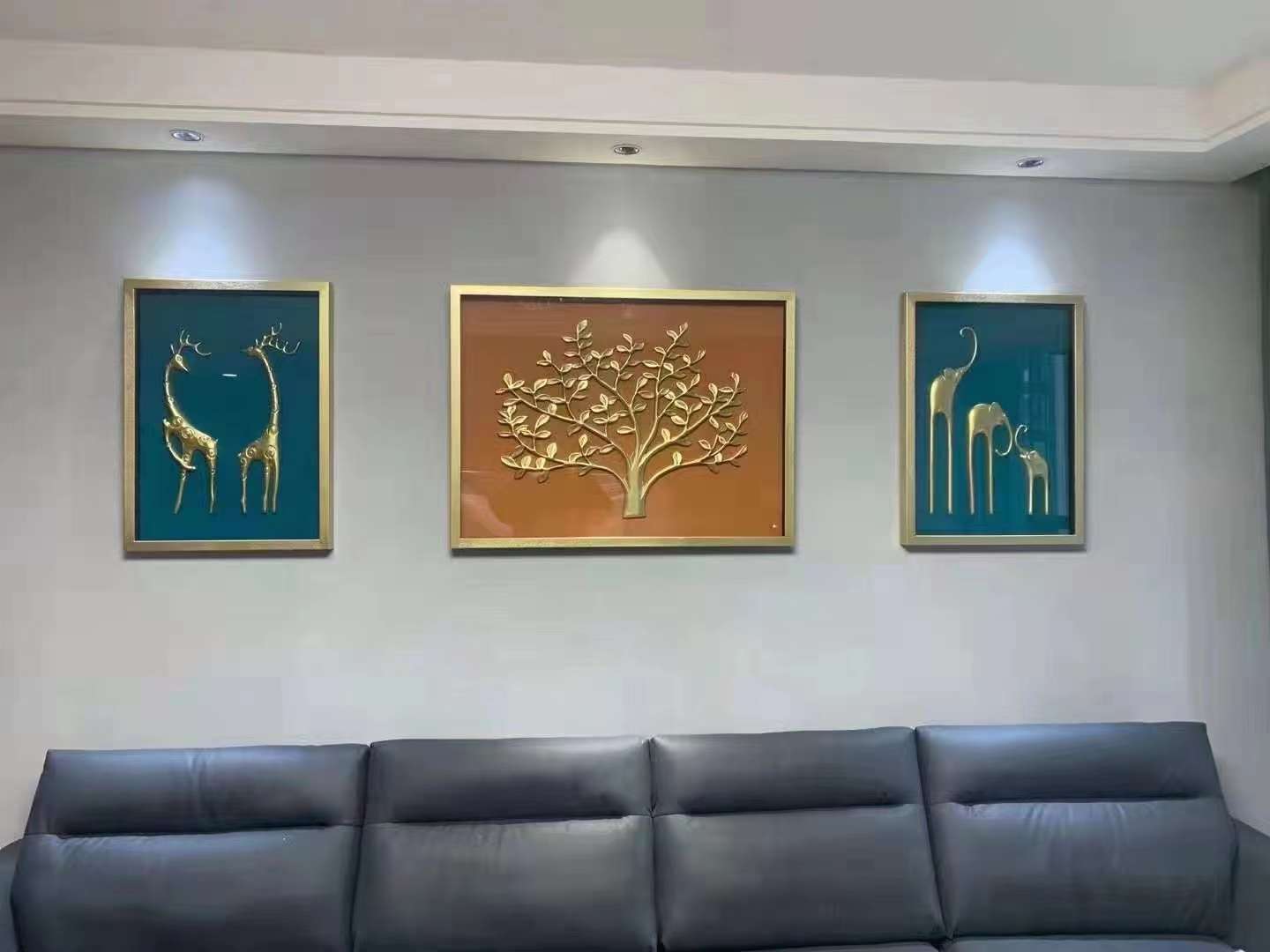 Light Luxury Background Wall Pendant
