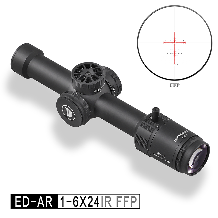 DISCOVERY ED-AR 1-6X24IR FFP 2022 New Speed-Aiming Front Telescope pic 1