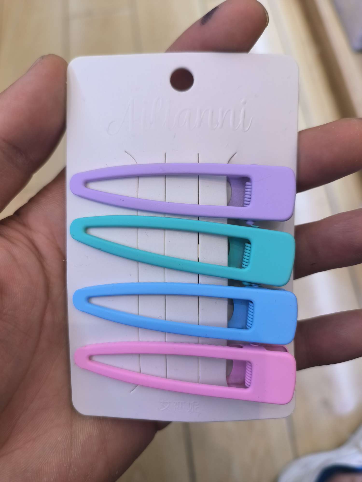 Korean version simple alloy hairpin hair accessories thumbnail