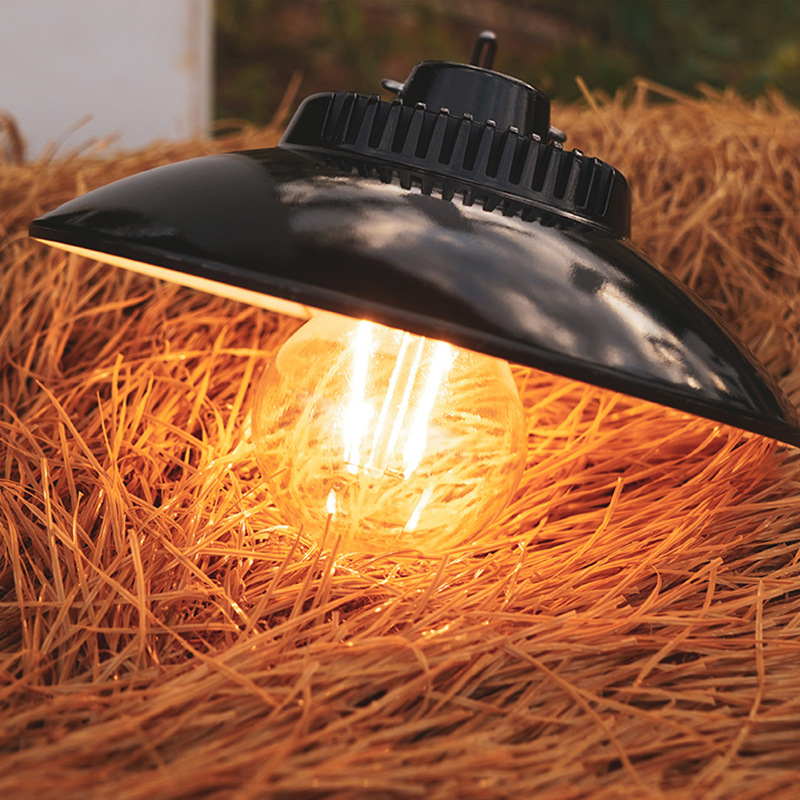 New Outdoor Camping Light Multi-Functional Retro Camping Light Led Light Portable Type-C Charging Camp Lamp Specification drawing