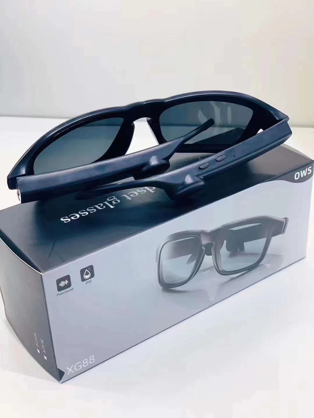 Wireless Bluetooth headphones, glasses, bone conduction headphones for both men and women pic 7