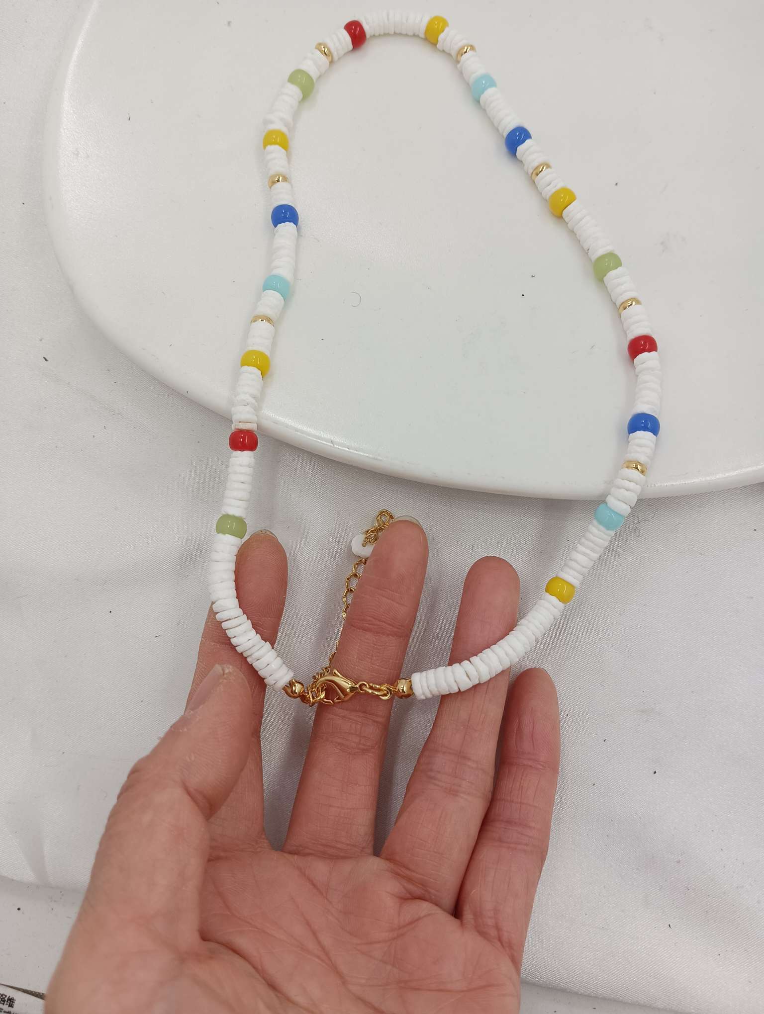 Colorful Shell Necklace Bohemian Style Specification drawing