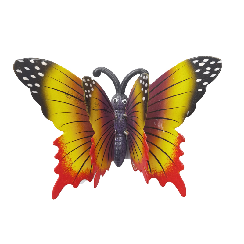 3D Stereoscopic Color Plastic 3+4 Double Layer Butterfly Refrigerator Sticker Creative Home Background Decoration Arts And Crafts Decorations Application Scenario