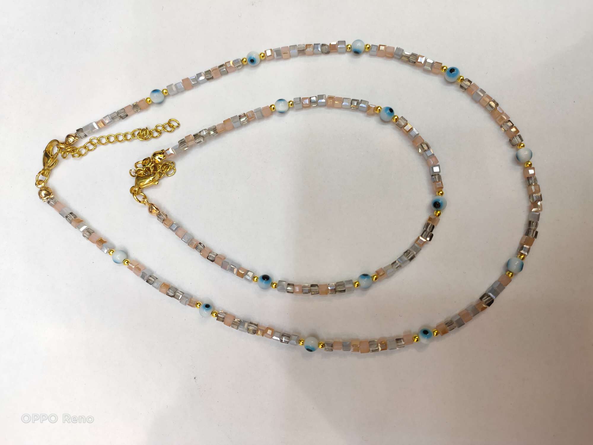 石头不锈钢珍珠黑胆石流行项链饰品项链珍珠项链详情图6