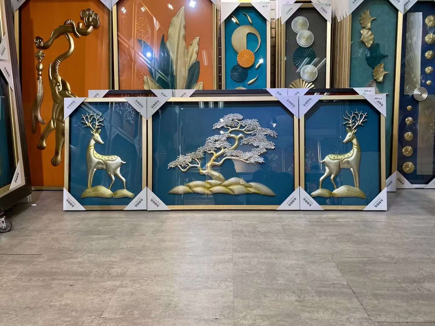 Classic Southeast Asia Living Room Light Luxury Wall Decoration Pendant New Chinese Entrance Wall Decoration Creative Wall Hanging Wall Decoration Item Picture