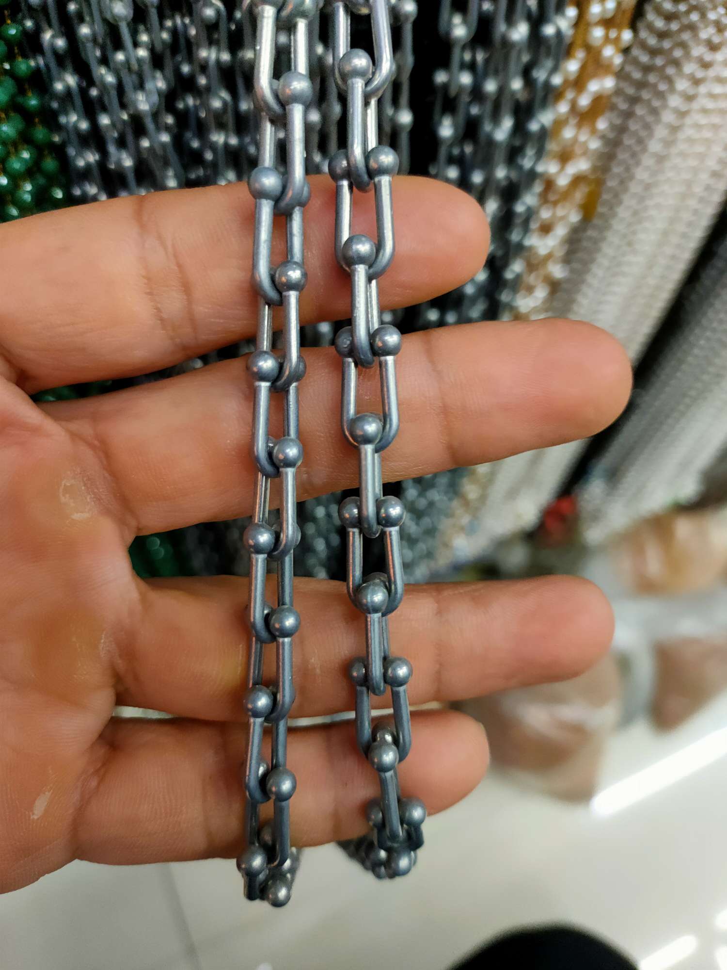 不锈钢电镀手工链条详情5