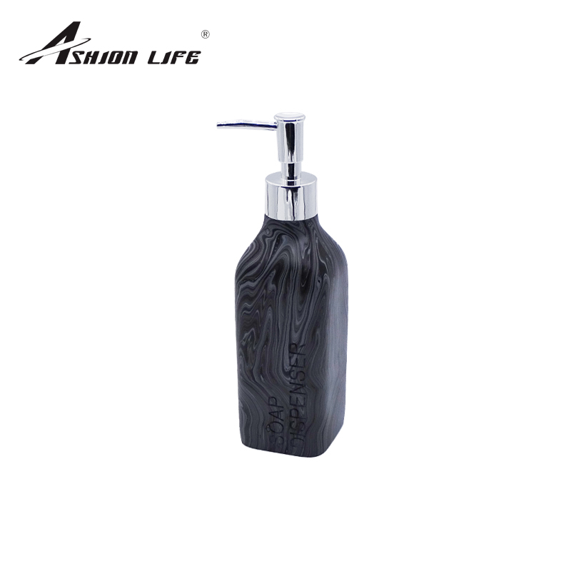 Perfume And Ink Bath Four-Piece Set Bathroom Toiletries Lotion Bottle Mouthwash Cup Toothbrush Holder Soap Box Hotel Bath Suite Resin Four-Piece Set details Picture