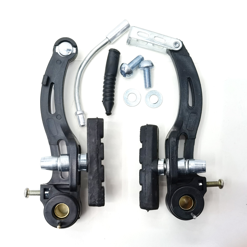 221222 Bicycle V-brake caliper, mountain bike V-brake caliper, road bike high-strength brake brake, bicycle brake pad, handbrake accessories Specification image