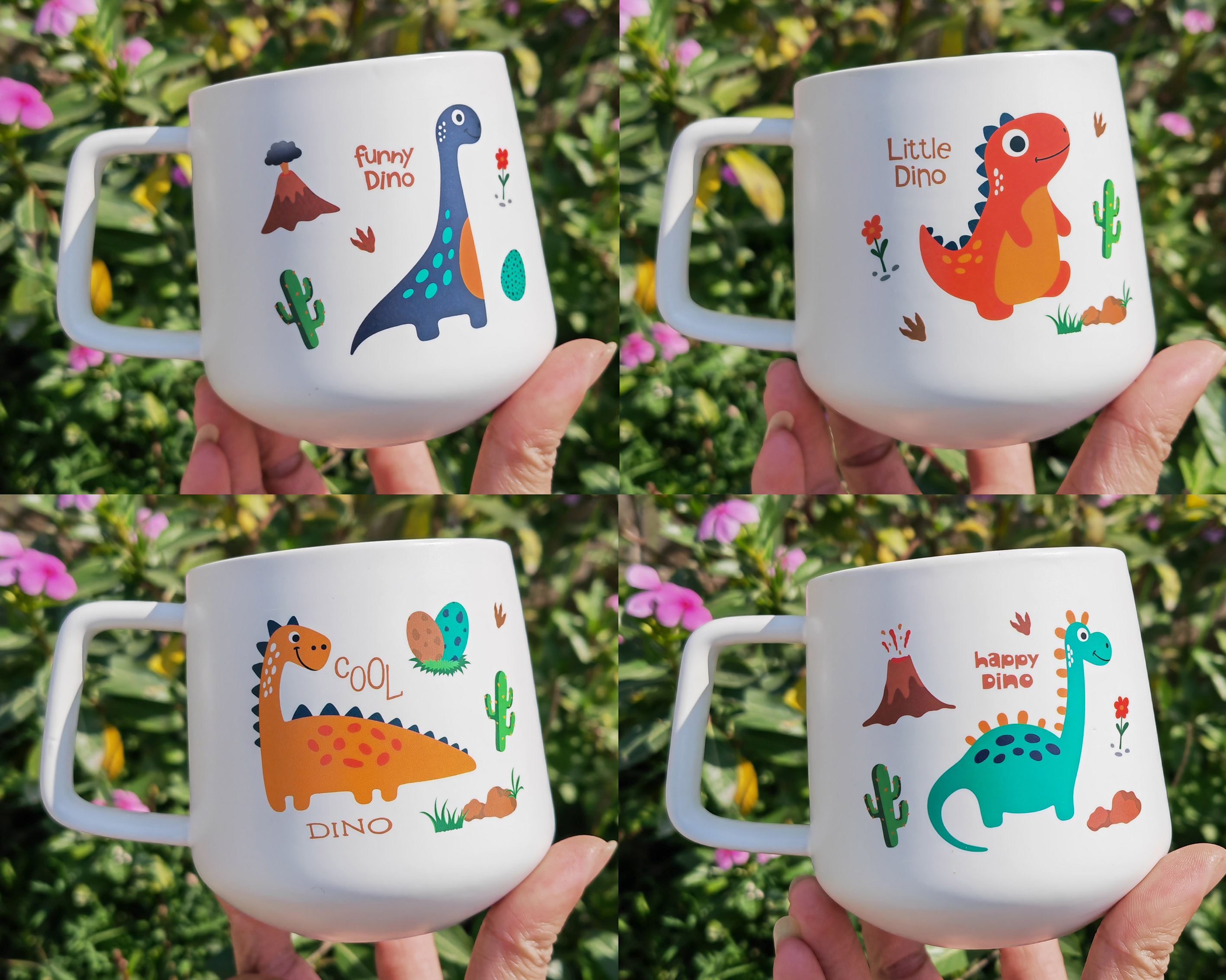 Office Water High Appearance Horizontal Wind Ceramic Mug Cartoon Pattern Ceramic Cup Home Milk Cup Water Cup Student Cup Gift Cup With Gift Cup Application Scenario