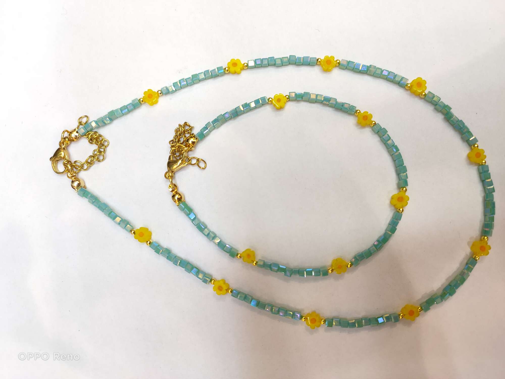 石头不锈钢珍珠黑胆石流行项链饰品项链珍珠项链详情图3